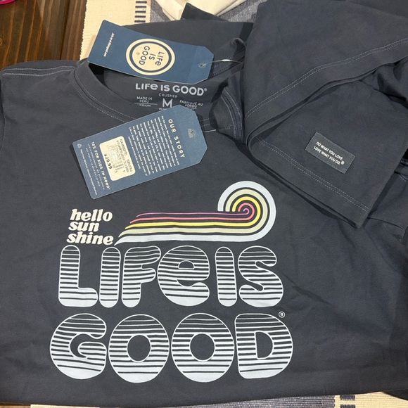 Hello Sunshine Life is Good Crusher Tee Women’s - Picture 2 of 4